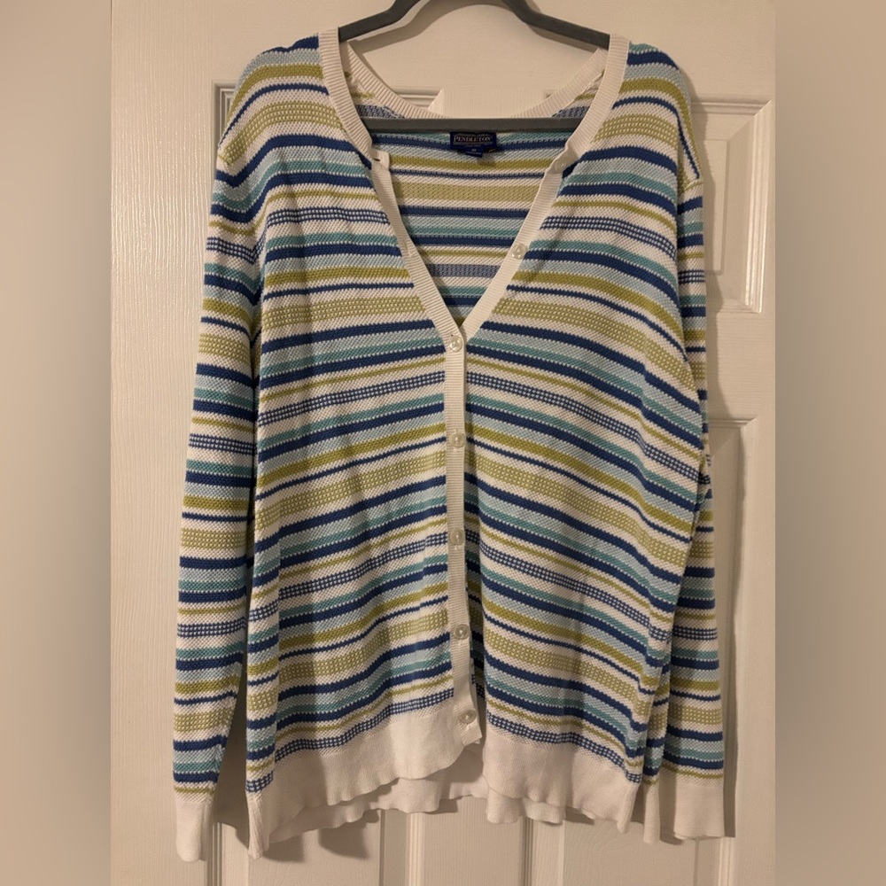 Pendleton Cotton Cardi 3X